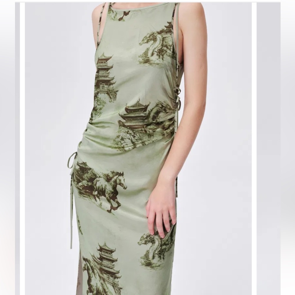 New Fabrique Calista Flora Print Dress